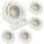 12Volt MCOB LED Einbaustrahler Timo | 5Watt | Gu5.3 Sockel | MR16 Fassung | Mit LED Trafo