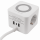 Tischsteckdose, 3 x Steckdose, 2 x USB-A, 1 x USB-C, QI aufladen