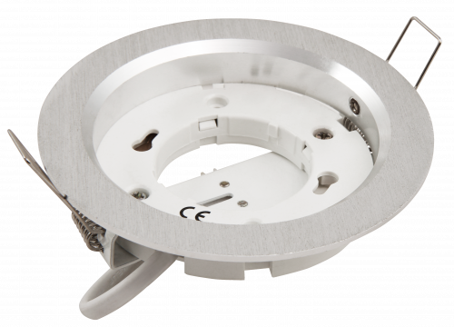 Einbaurahmen McShine DL-304 rund, Ø108mm, GX53, Eisen gebürstet