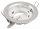 Einbaurahmen McShine DL-304 rund, Ø108mm, GX53, Eisen gebürstet