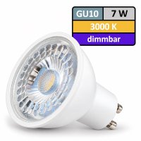 7Watt / LED Leuchtmittel Gu10 /  DIMMBAR / 3000k / 450lm...