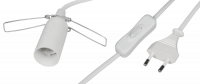 Lampenfassung McShine E14 mit 1,5m Kabel, Schalter und...