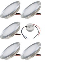5 x SMD Bodeneinbauspots 12Volt + LED Transformator....