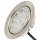 6er Set / Flache LED Einbauspots Lina / 12Volt / 3W / Kabelbaum / Stecker / LED Trafo / 230V Zuleitung mit Schnurschalter