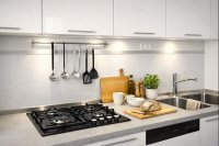 Flache IP44 LED Möbel Einbauspots New Lina 12V - 2W - Weiss - 72mm