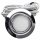 Sets Flache LED Einbauleuchte - 12V - 2W - Chrom - 72mm - mit Trafo