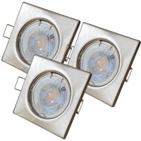 MCOB LED Einbaustrahler Tom | Flach | 230V | 5Watt | Quadratisch