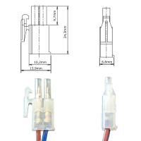3er Set | Flache LED Möbel Einbauspots New Lina | 12V | 2W | LED Trafo | mit Schnurschalter