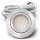 3er Set | Flache LED Möbel Einbauspots New Lina | 12V | 2W | LED Trafo | mit Schnurschalter
