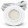 3er Set | Flache LED Möbel Einbauspots New Lina | 12V | 2W | LED Trafo | mit Schnurschalter