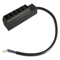 5er Set | Flache LED Möbel Einbauspots New Lina | 12V | 2W | LED Trafo | 230V Zuleitung mit Schnurschalter