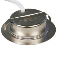 6er Set | Flache LED Möbel Einbauspots New Lina | 12V | 2W | LED Trafo | 72mm