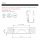 7er Set | Flache LED Möbel Einbauspots New Lina | 12V | 2W | LED Trafos | 72mm