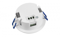 IR DECKEN-EINBAU BEWEGUNGSMELDER , 360°, MAX. 800W, IP65, LED GEEIGNET