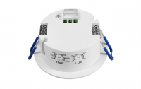 IR DECKEN-EINBAU BEWEGUNGSMELDER , 360°, MAX. 800W, IP65, LED GEEIGNET