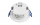 IR DECKEN-EINBAU BEWEGUNGSMELDER , 360°, MAX. 800W, IP65, LED GEEIGNET