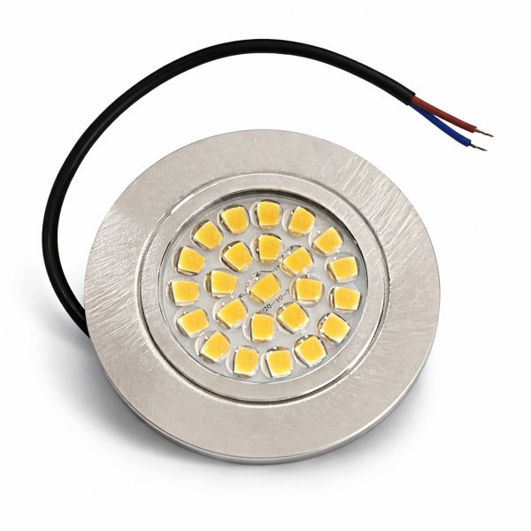 IP44 LED Möbel Einbauleuchte Ella 230V ultra flach 1 x 4W 56-60mm Lochausschnitt