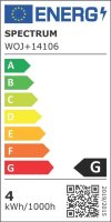 IP44 LED Möbel Einbauleuchte Ella 230V ultra flach 1 x 4W 56-60mm Lochausschnitt