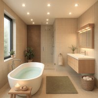 IP44 LED Möbel Einbauleuchte Ella 230V ultra flach 1 x 4W 56-60mm Lochausschnitt