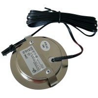 2er Set Flache LED Möbel Einbauspots Milena 12V - 3W - mit Dimmer und Fernbedienung