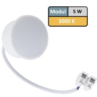 85mm IP44 LED Bad Einbauspots | 230V | 5W | Loch = 60 - 70mm | Milchglas