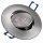 LED Einbauleuchte - 230V - 4.5W - 450Lumen - Silber - Ø=90x25mm