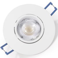 LED Einbauleuchte - 230V - 4.5W - 450Lumen - Weiss -...