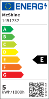 LED Einbauleuchte - 230V - 4.5W - 450Lumen - Weiss - Ø=90x25mm