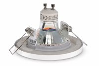 7W LED Bad Einbauleuchte 230V / Dimmbar / IP65 / 550Lumen / Warmweiss