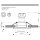 7W LED Bad Einbauleuchte 230V / Dimmbar / IP65 / 550Lumen / Warmweiss