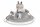 7W LED Bad Einbauleuchte 230V / Dimmbar / IP65 / 550Lumen / Warmweiss