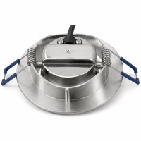 LED Einbauleuchte - 230V - 4.5W - Silber - Step dimmbar - Ø=90x25mm