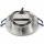 LED Einbauleuchte - 230V - 4.5W - Silber - Step dimmbar - Ø=90x25mm