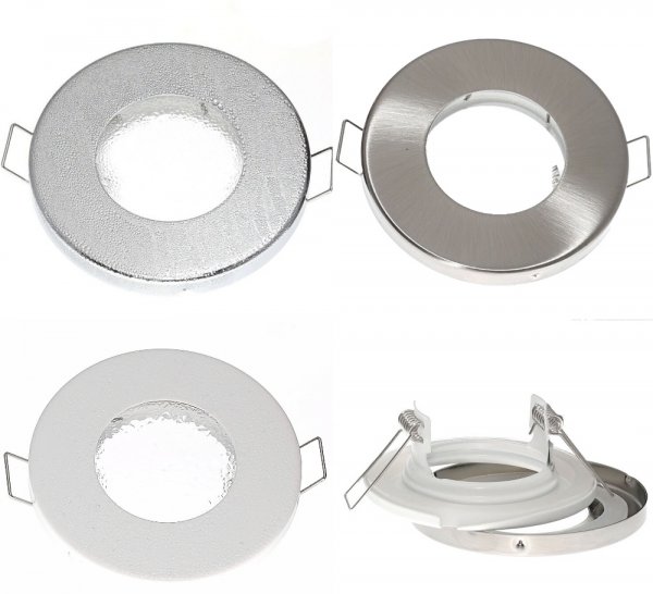 7W IP65 Einbauleuchte Für Bad & Dusche - GU10 Strahler Matt Weiß 3000K Warmweiß