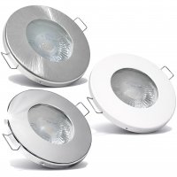 7Watt IP65 LED Badezimmer Einbauleuchte Aqua65 230V