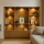 2er Set / Flache LED Einbauspots Mila / 12Volt / 2,4W / Kabelbaum / Stecker/ Verteilerleiste / LED Trafo vormontiert