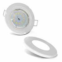 LED Einbaustrahler Aqua65 / 230V / 3W / ET = 35mm / IP65 / Milchglas