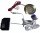2er Set Flache LED Möbel Einbauleuchten Lina 12V -  3W - Dimmbar - mit Touchschalter