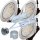 3er Set Flache LED Möbel Einbauleuchten Lina 12V -  3W - Dimmbar - mit Touchschalter