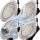 4er Set Flache LED Möbel Einbauleuchten Lina 12V -  3W - Dimmbar - mit Touchschalter