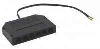 5er Set / Flache LED Einbauspots Lina / 12Volt / 3W / Kabelbaum / Stecker/ Verteilerleiste / LED Trafo / Einbautiefe nur 12mm