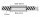 6er Set / Flache LED Einbauspots Mila / 12Volt / 2,4W / Kabelbaum / Stecker/ Verteilerleiste / LED Trafo vormontiert