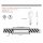 6er Set Flache LED-Möbel-Einbauspots New Lina, IP44, 12V, 2W, inklusive Plug & Play Trafo