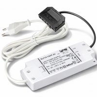 6er Set / Flache LED Einbauspots Milena / 12Volt / 3W / Kabelbaum / Stecker/ Verteilerleiste / LED Trafo vormontiert