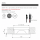 6er Set / Flache LED Einbauspots Milena / 12Volt / 3W / Kabelbaum / Stecker/ Verteilerleiste / LED Trafo vormontiert