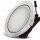 6er Set / Flache LED Einbauspots Milena / 12Volt / 3W / Kabelbaum / Stecker/ Verteilerleiste / LED Trafo vormontiert