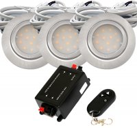 3er Set | Flache LED Einbauspots New Lina | 12V | 2W |...