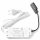 4er Set Flache LED-Möbel-Spots New Lina IP44, 12V, 2,2W, inklusive Plug & Play Trafo. Chrom