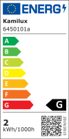 6er Set Flache LED-Möbel-Spots New Lina IP44, 12V, 2,2W, inklusive Plug & Play Trafo. Chrom