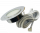 6er Set Flache LED-Möbel-Spots New Lina IP44, 12V, 2,2W, inklusive Plug & Play Trafo. Chrom